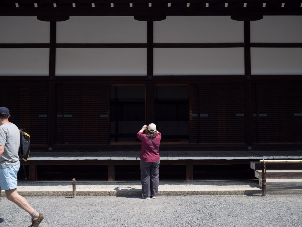 Mum taking a photo once the rest had moved on