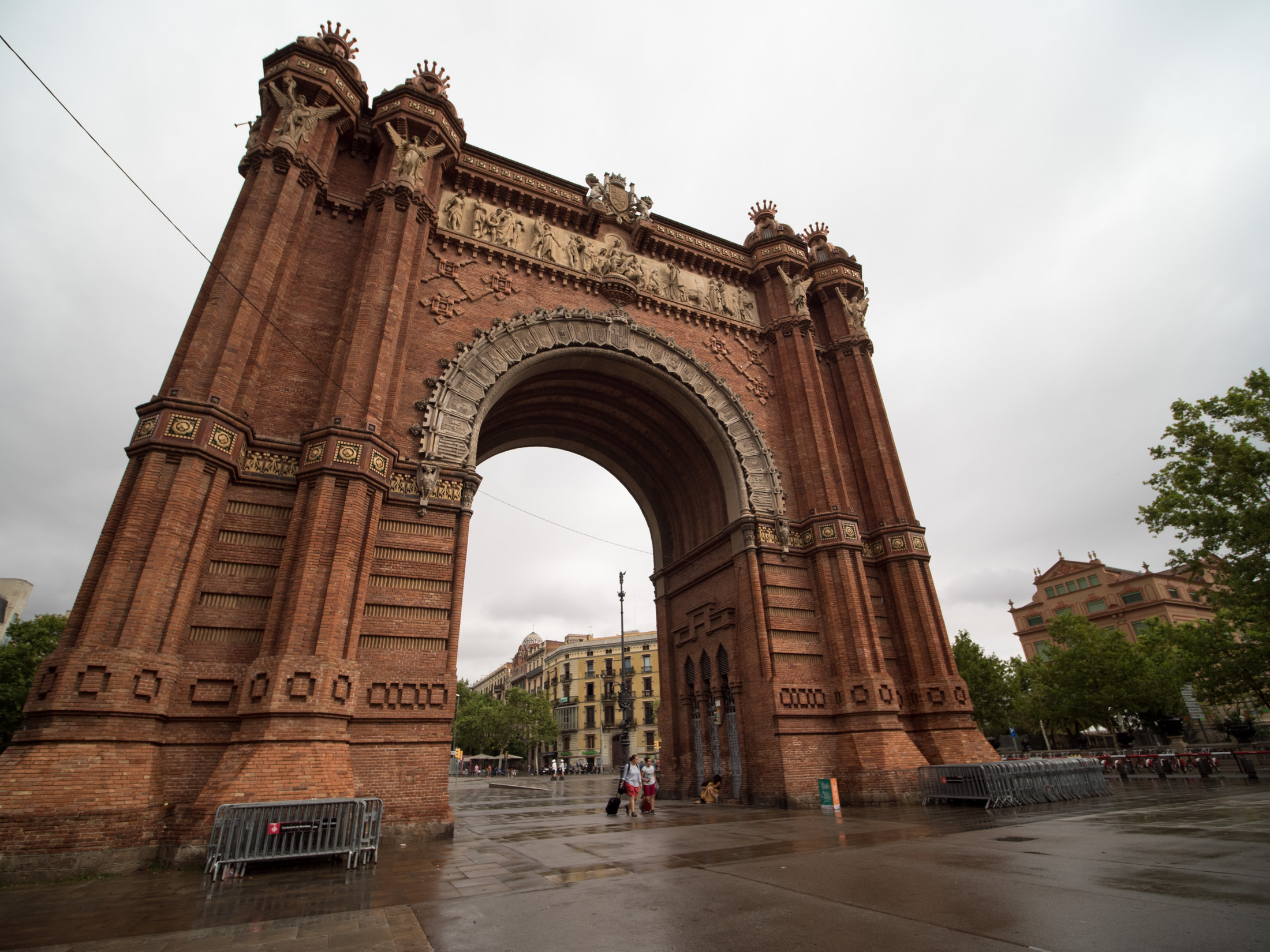 Barcelona by foot and subway